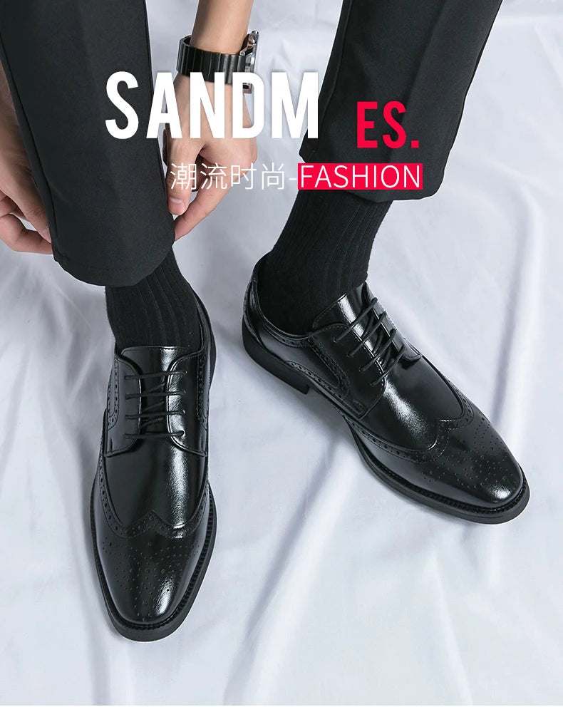 Men’s Full-Grain Leather Dress Shoes