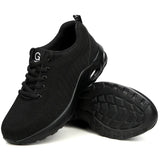 Women Safety Shoes Air Cushion Steel Toe Sneakers