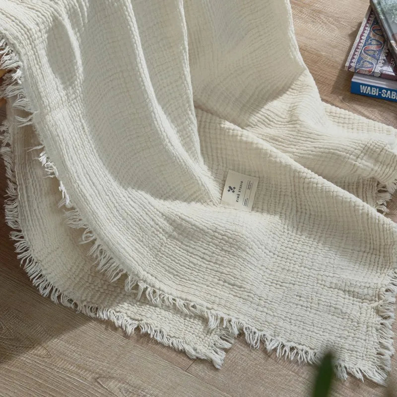 Soft Cotton Throw Blanket