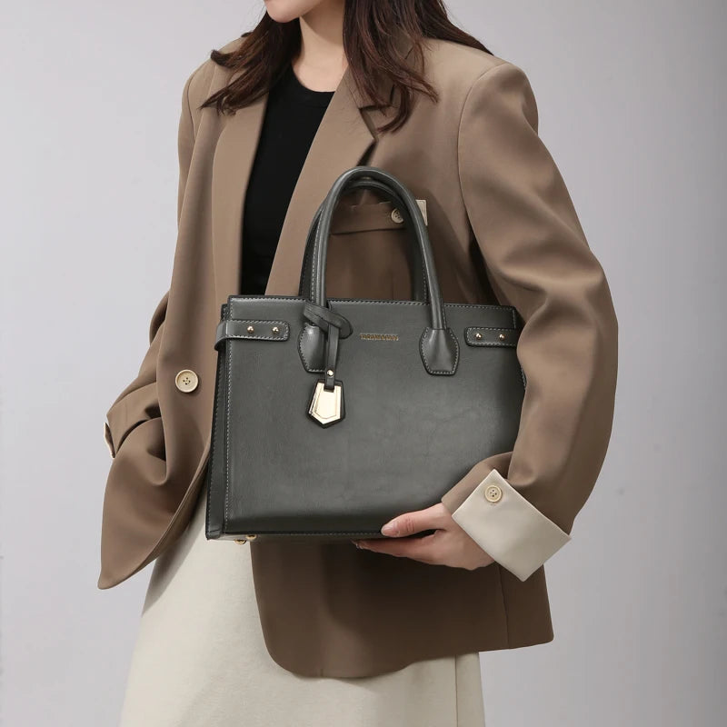 Soft Leather Tote Bag