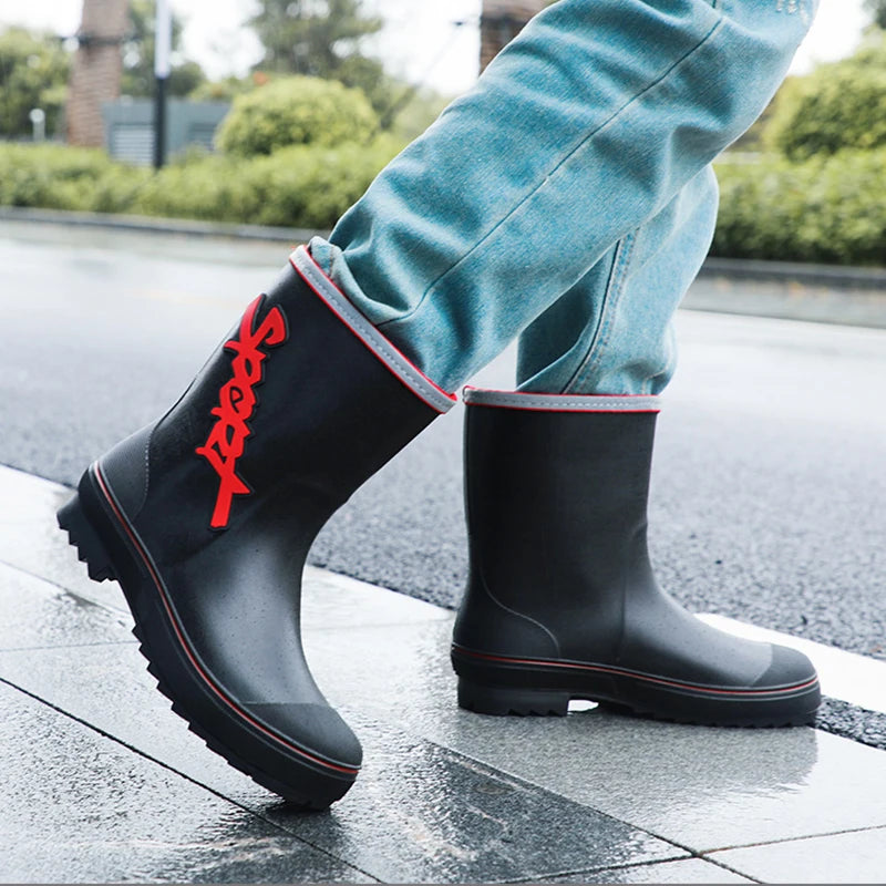 Couple Style Waterproof Rain Boots