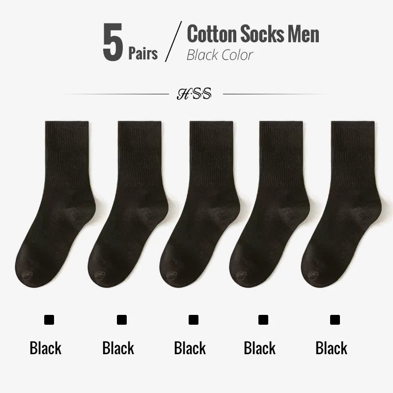 Men’s Cotton Business Dress Socks