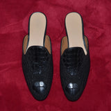 Men’s Crocodile Leather Mules