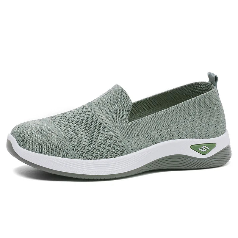 Knitted Lightweight Loafers – Breathable Platform 2025