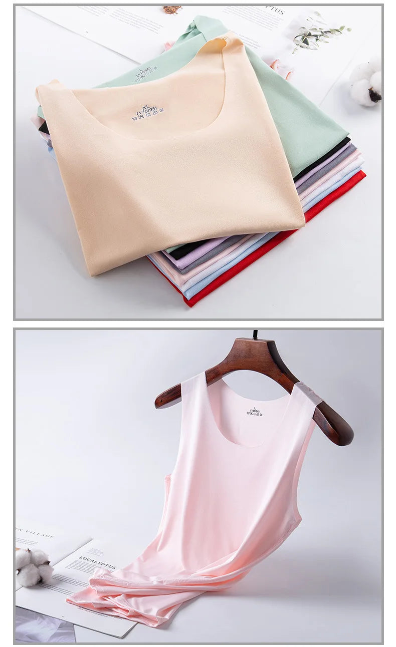 Women Seamless Ice Silk Tank