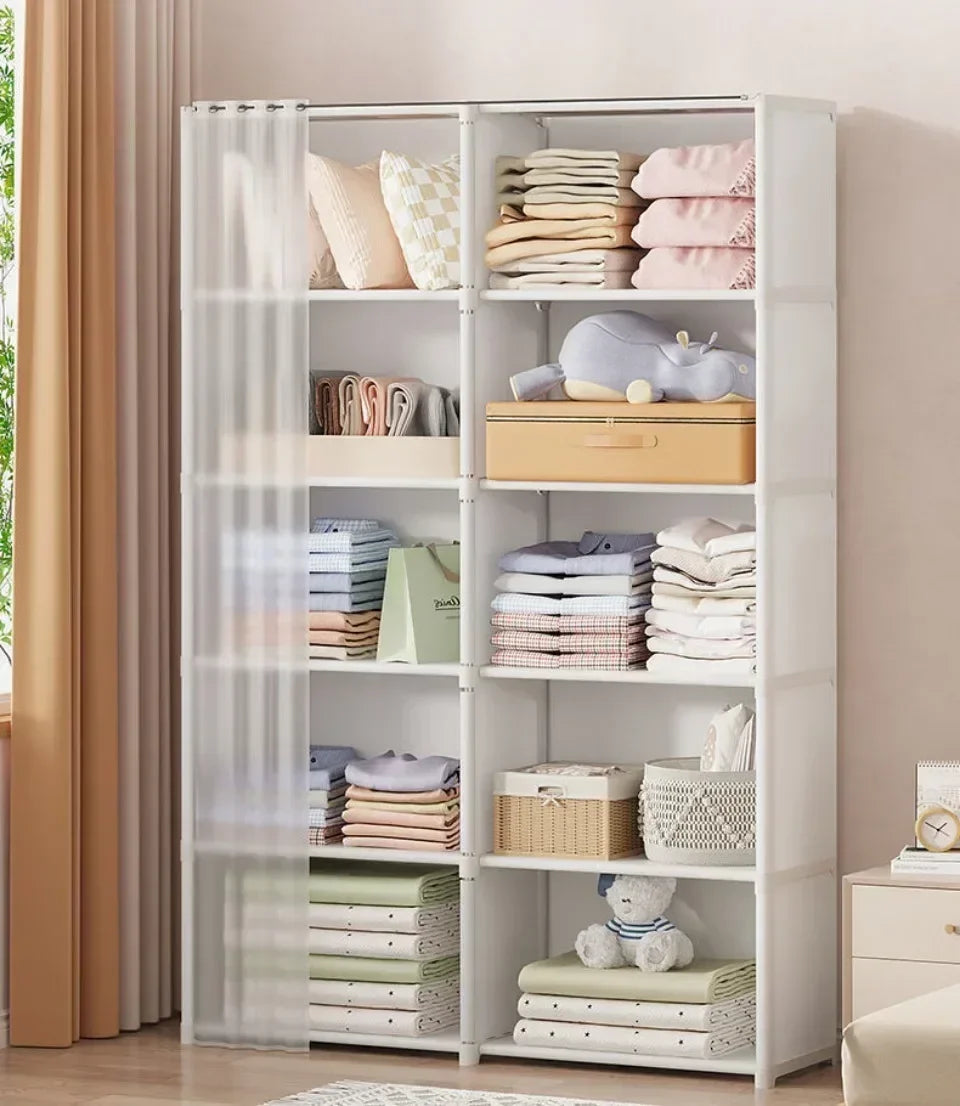 Space-Saving Closet Storage Rack