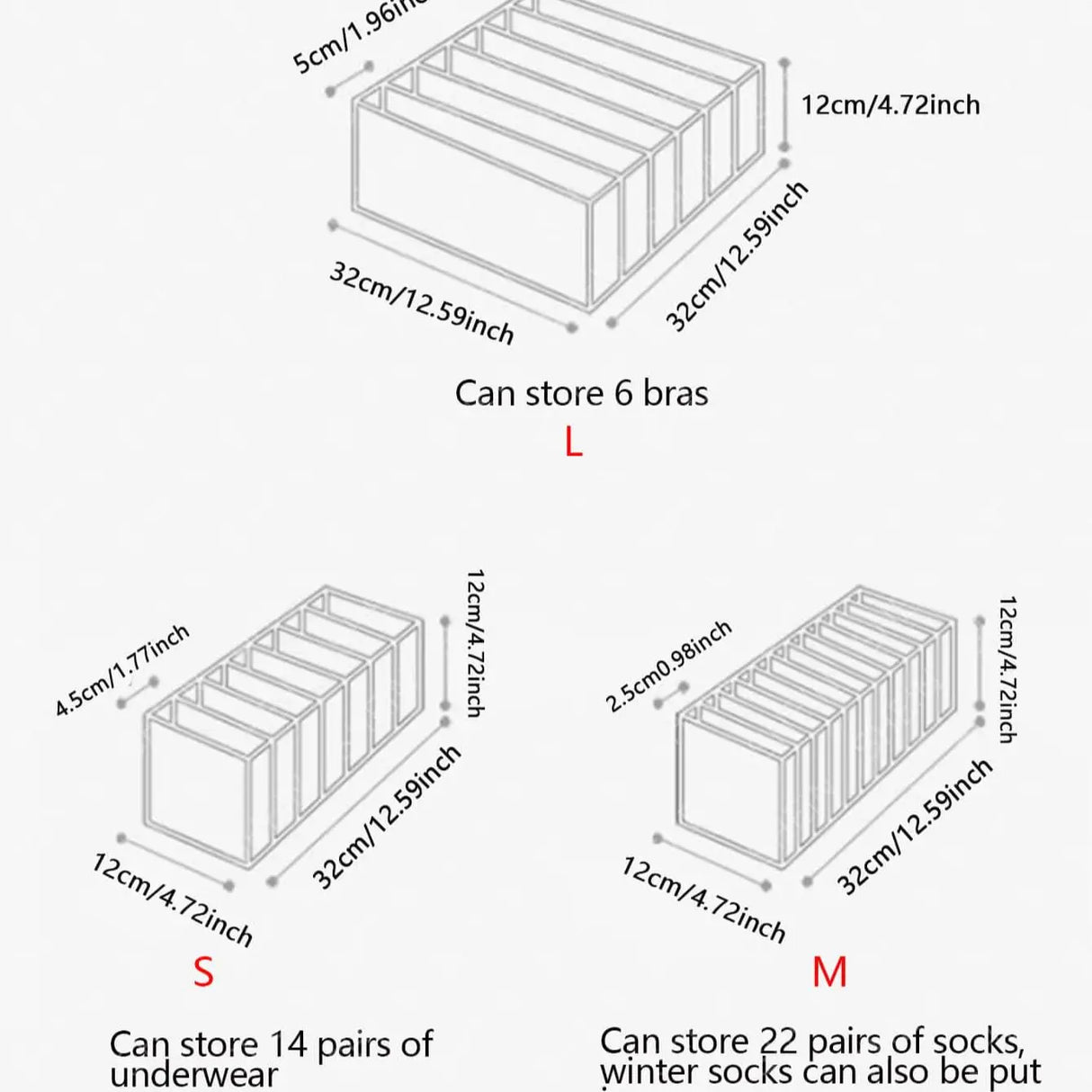Closet Organizer Storage Box