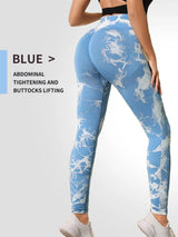 Seamless High-Waist Push-Up Women's Yoga Pants – Fitness Workout Leggings