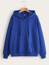 Women's Oversized Zip-Up Hoodie