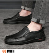 Men’s Italian Leather Driving Loafers