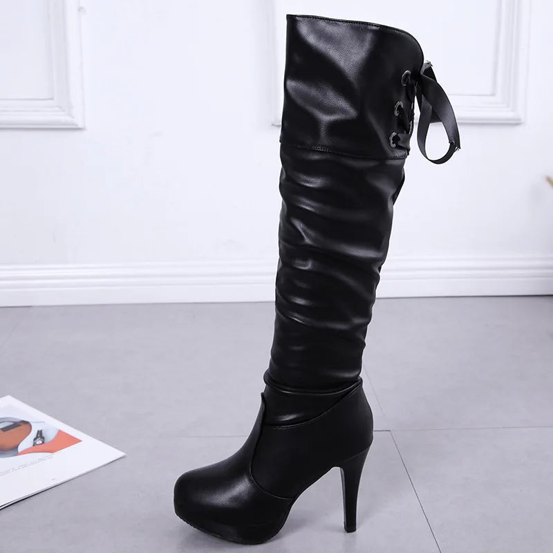 Classic Leather Riding Boots