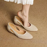 Perforated Pointed Toe Pumps – Breathable & Stylish 2025