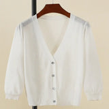 Women Crochet Long Sleeve Cardigan