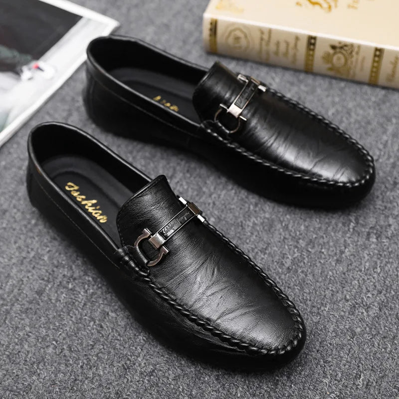 Men’s Luxury Business Leather Loafers