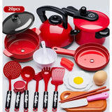 Kids Pretend Play BBQ Kitchen Toy Set
