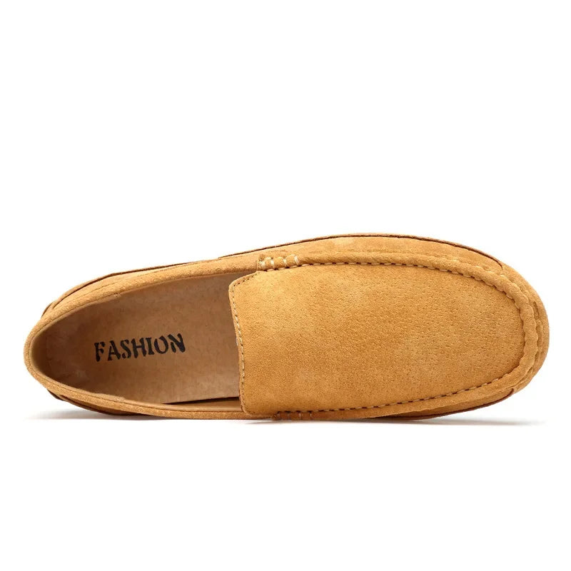 Men’s 2025 Luxury Suede Boat Loafers