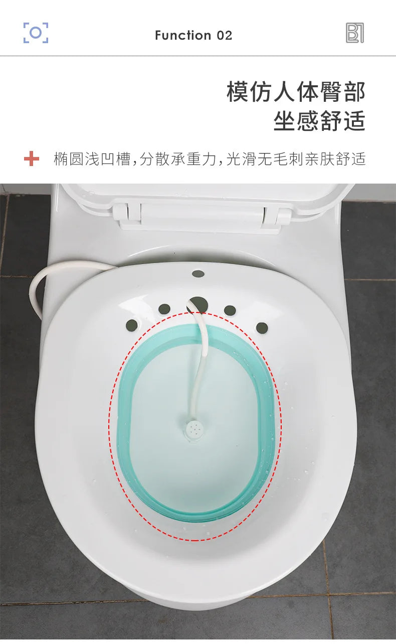 Foldable Toilet Sitz Bath