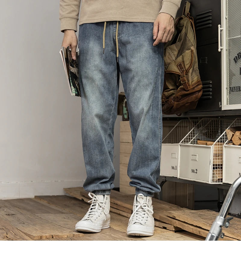 Men’s Classic Washed Blue Jeans