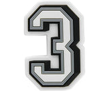 Women Number Shoe Charms Crocs Accessories