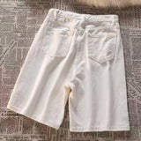 High Waist Women’s Denim Shorts for Spring/Summer