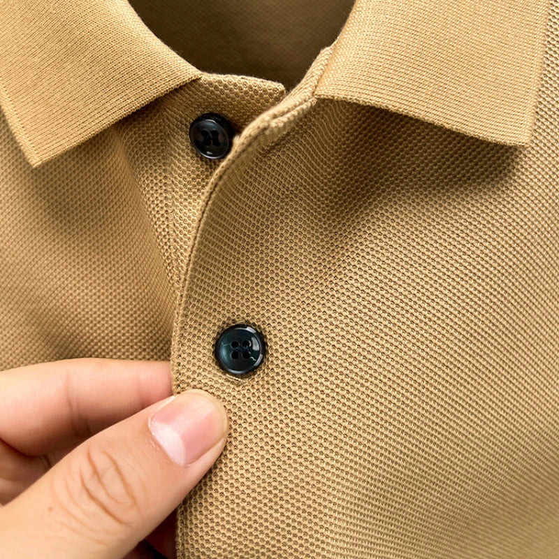 Men Cotton Breathable Polo Shirt