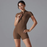 Women's Breathable Sports Yoga Bodysuit – Quick Dry Fitness Jumpsuit