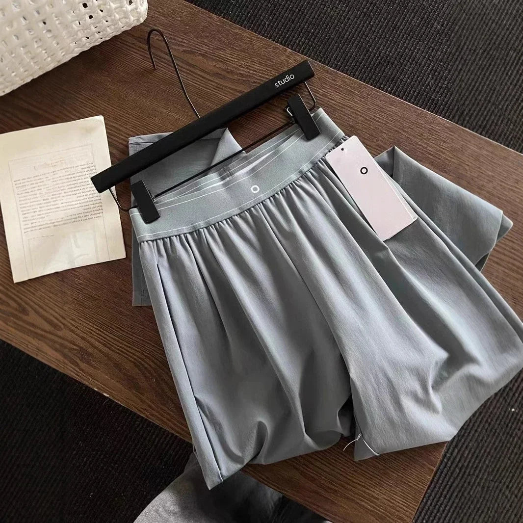 Women High-Waist Casual Street Trousers
