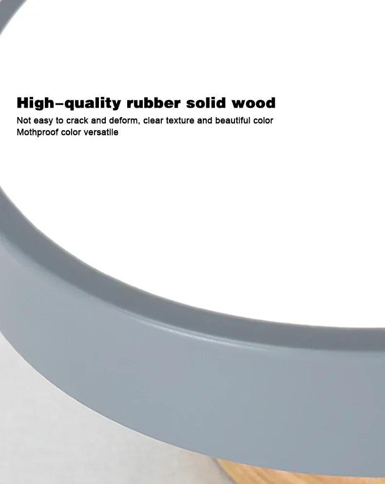 Nordic Wooden Ceiling Lamp