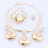 Dubai Silver Plated Luxury Jewelry Set