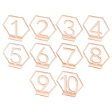 Wooden Wedding Table Numbers
