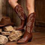 Classic White Cowboy Boots