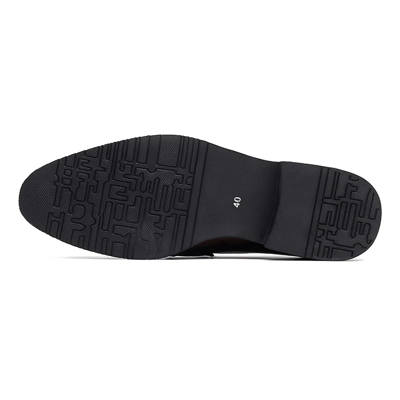 Men’s Black PU Leather Loafers