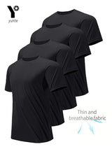 Men Quick Dry T-Shirt 4-Pack