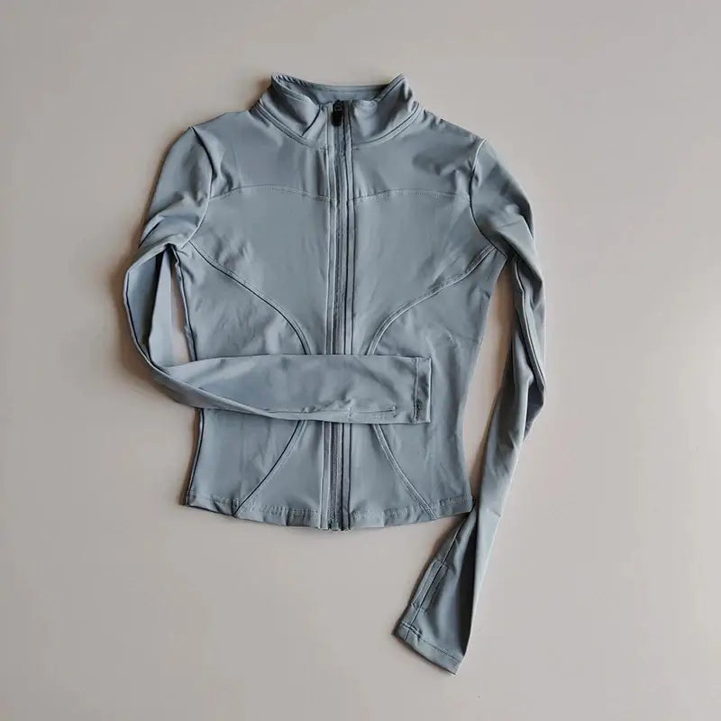 Women Quick Dry Zipper Sports Jacket