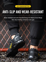 Men Air Cushion Safety Sneakers