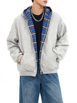 Unisex American Retro Zip Hoodie