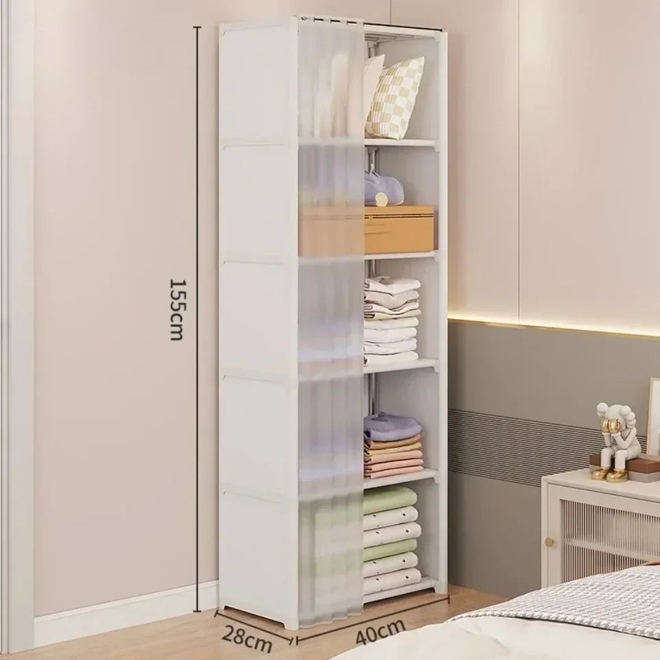 Space-Saving Closet Storage Rack