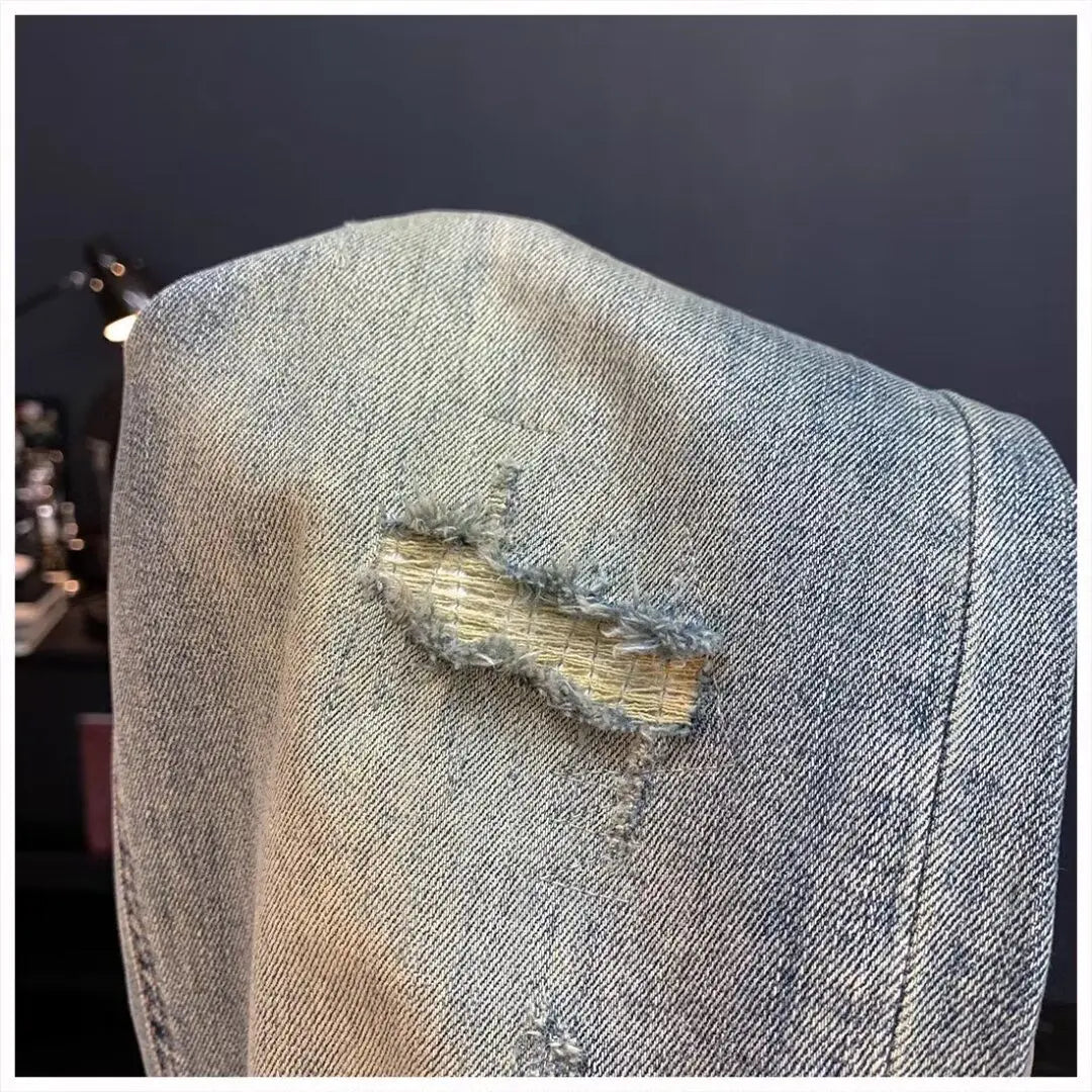 Men’s 2025 Ripped Vintage Jeans