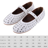 Women Crystal Ballerina Shoes Rhinestone Flats