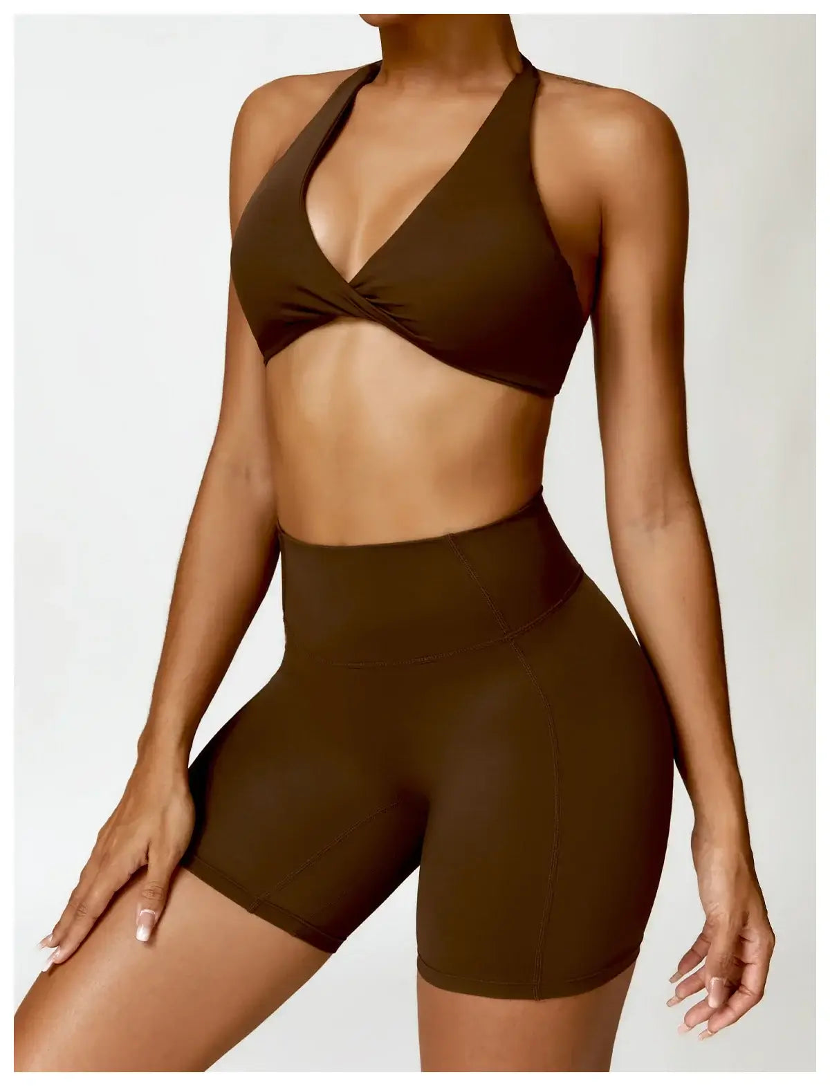 Women High Waist Yoga Fitness Shorts