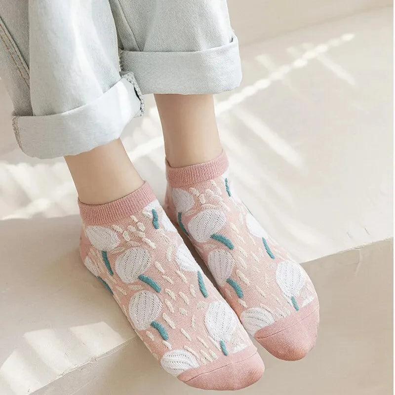 Women Lace Bow Stockings