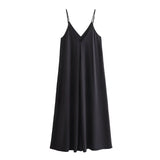 Women's Backless Slip Maxi Dress