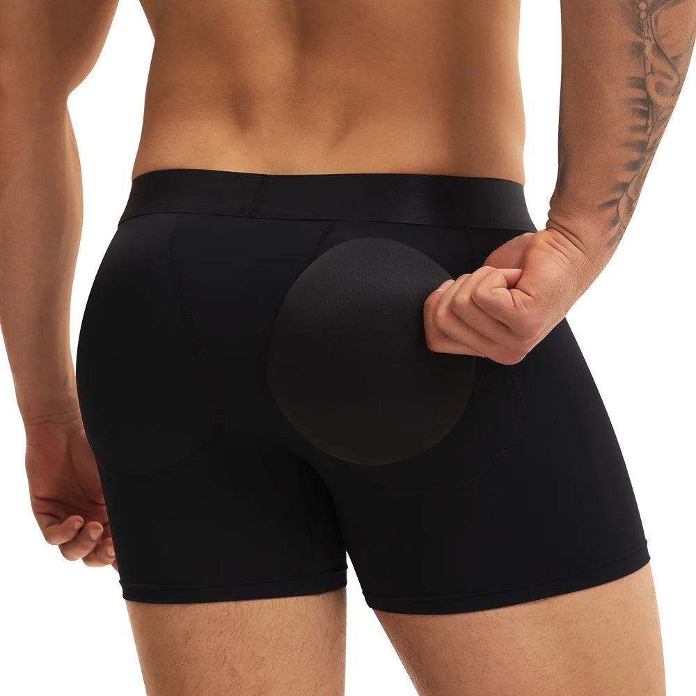 سراويل بوكسر رجالية لرفع المؤخرة