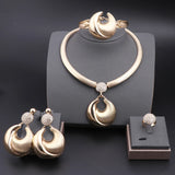 Dubai Silver Plated Luxury Jewelry Set
