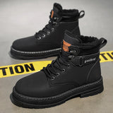 Men’s High-Top Denim Casual Boots