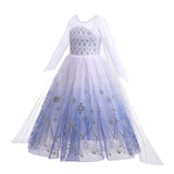 Girls Snow Queen Princess Costume