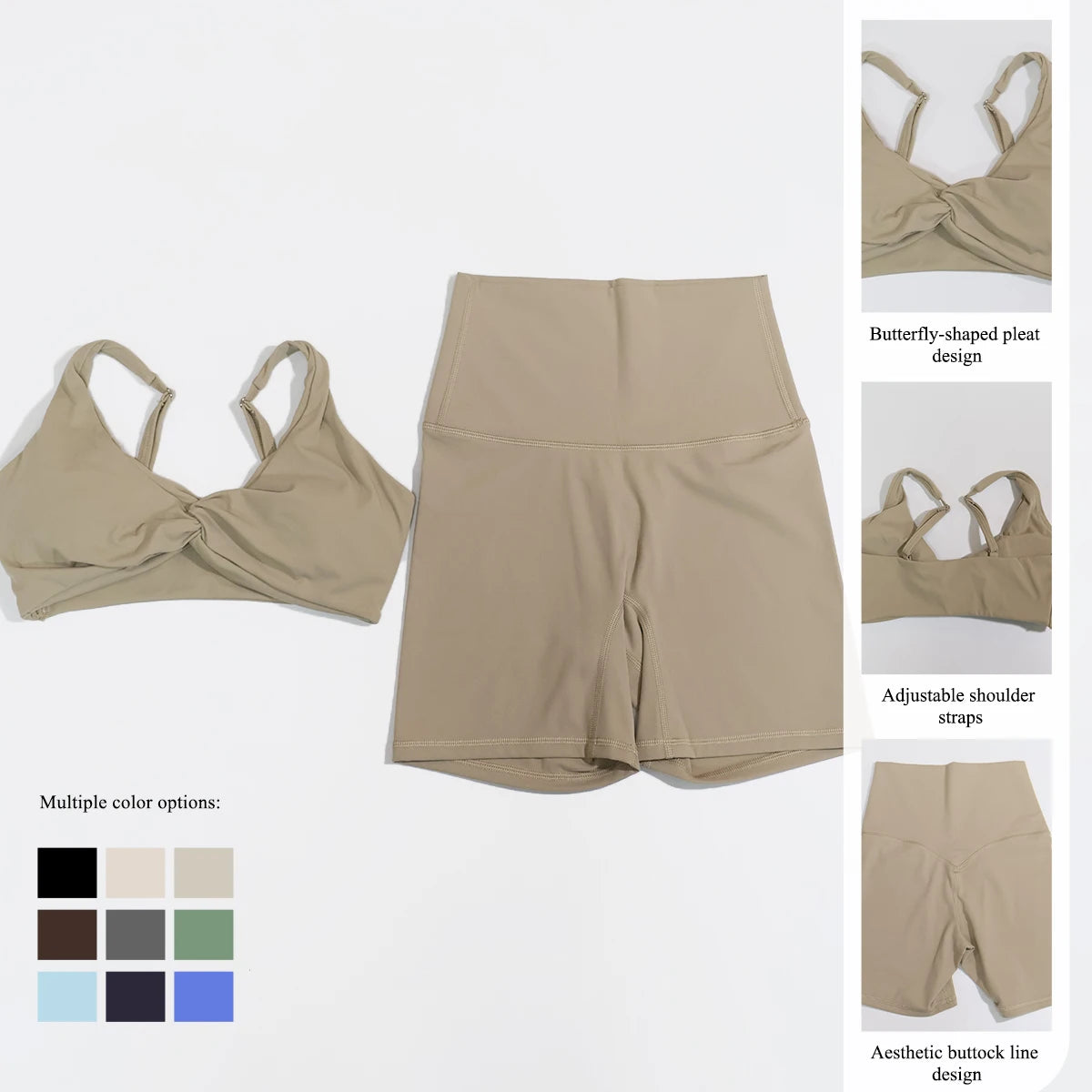 PureFlex Yoga Shorts Set