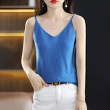 Knitted Summer V-Neck Tank