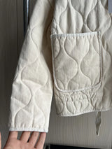 Vintage Quilted High Collar Women's Jacket