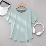 Women Quick Dry Short Sleeve Yoga T Shirt